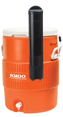 Koelbox Igloo 10 Gallon Seat Top Cup Dispenser Oranje Wit -Avontuur Verkoop 00042021