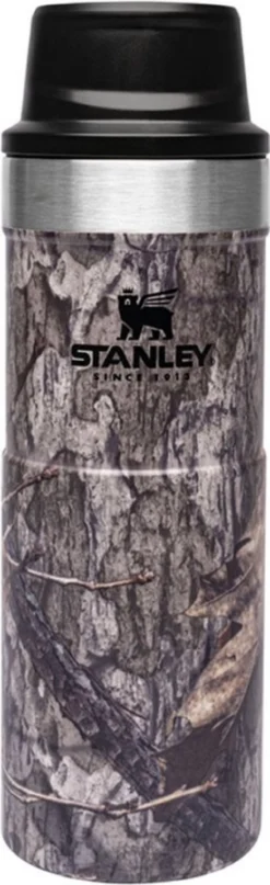 Thermosbeker Stanley The Trigger Action Travel Mug Country DNA Mossy Oak 0,47L