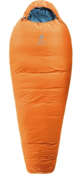 Nieuwe uitgaven 17 Slaapzak Deuter Orbit -5G L Zip Right Mandarine Ink