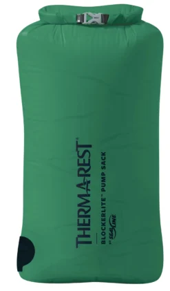 Pompzak Thermarest BlockerLite Pump Sack Green -Avontuur Verkoop 13228 tr blockerlite pumpsack pine 20l