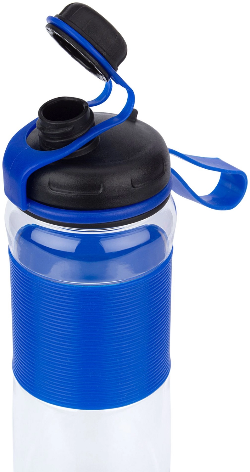 Waterfles Avento Twisted 0,6L Kobalt Zwart Transparant 2 Waterfles Avento Twisted 0,6L Kobalt Zwart Transparant - Afbeelding 2