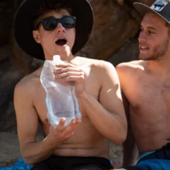 Waterfles Platypus Softbottle CC Grijs 1 Liter -Avontuur Verkoop 3 09250 platy softbottle waves 01