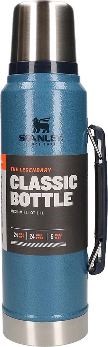 Thermosfles Stanley The Legendary Classic Bottle Hammertone Lake 1L 4 Thermosfles Stanley The Legendary Classic Bottle Hammertone Lake 1L - Afbeelding 4