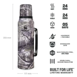Thermosfles Stanley The Legendary Classic Bottle Mossy Oak Country DNA 1L -Avontuur Verkoop 4 image 1 2