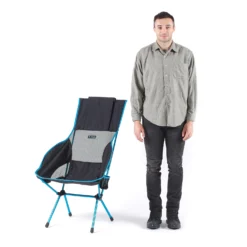 Campingstoel Helinox Savanna Chair Black -Avontuur Verkoop 4 savannachairblackmale185cmmodelcut2 2000px2000x