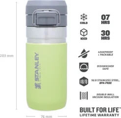 Thermosbeker Stanley The Quick Flip Citron 0,47L -Avontuur Verkoop 5 6939236411288 1