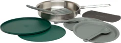 Kookset Stanley Adventure Prep+Eat Set Stainless Steel (9-delig) -Avontuur Verkoop Large JPG Adventure20All In One20Fry20Pan20Set2020Stainless20Steel 3