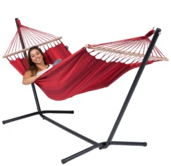 Hangmat Tropilex Single Relax Red -Avontuur Verkoop hammock relax red 50